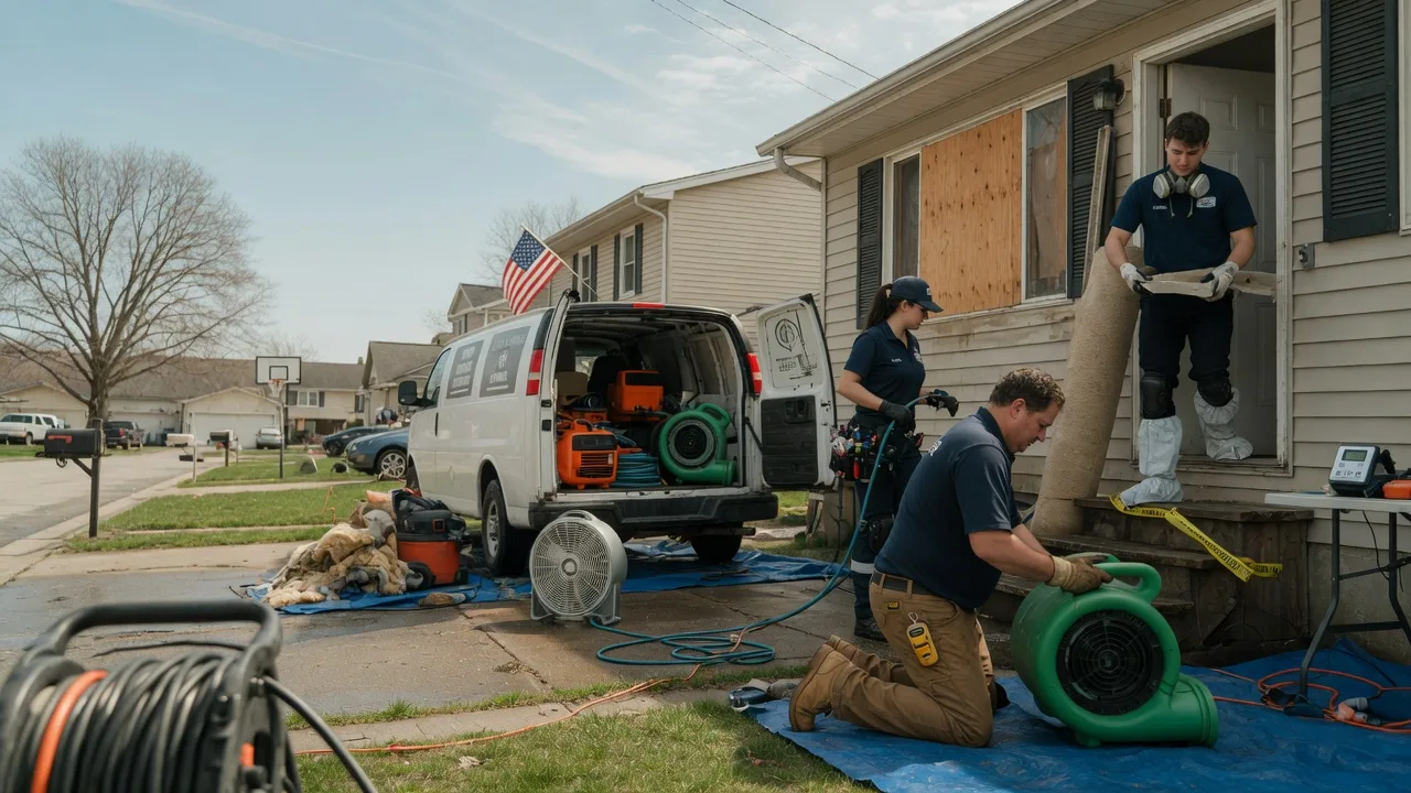 Water Damage Restoration in Amesville, OH near me